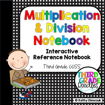 Preview of Multiplication & Division Interactive Notebook -- Grade 3