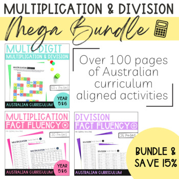 Preview of Multiplication & Division MEGA Bundle | Australian Curriculum Aligned!