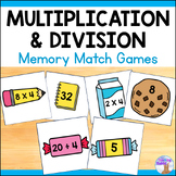 Multiplication & Division Match Games - Math Games