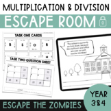Multiplication and Division Operations Escape Room Logic P