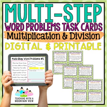 Preview of Multiplication & Division Multi-Step Word Problems