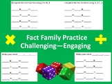 Multiplication Division Relationships Fact Family Practice