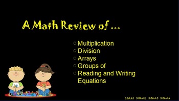 Preview of Multiplication & Division Review ~ Promethean /ClassFlow ~ 3rd & 4th Grade Math