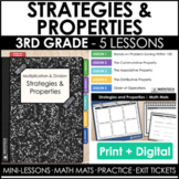3rd Grade Multiplication & Division Strategies Properties 