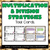 Multiplication & Division Strategies Task Cards (Boom Card