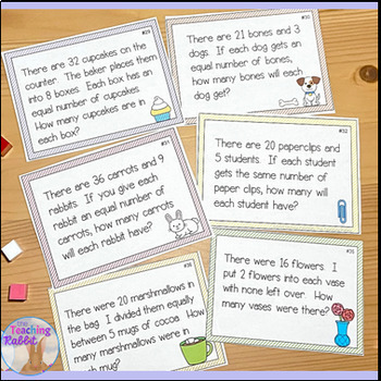 Multiplication & Division Task Cards (Distance Learning) by The ...