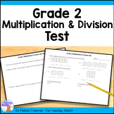 Multiplication & Division Test - Grade 2 Math (Ontario)