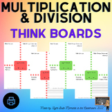 Multiplication & Division Think Boards