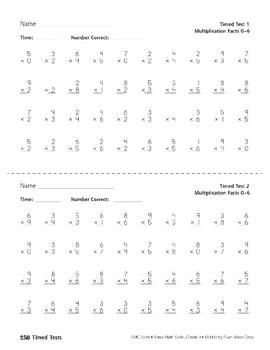 Division Test Grade 3 Worksheets Teaching Resources Tpt