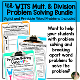 Multiplication & Division WITS Problem Solving Bundle | 4th Grade