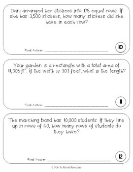 multiplication division word problems large numbers grades 4 6