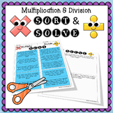 Multiplication & Division ~ Word Problems Sort & Solve