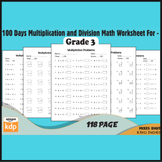 Multiplication & Division Worksheet | 3rd Grade Worksheets