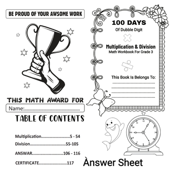 Preview of Multiplication & Division Worksheet G-3 | 100+ PAGE'S with Answers
