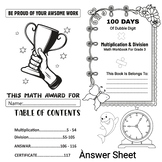 Multiplication & Division Worksheet G-3 | 100+ PAGE'S with