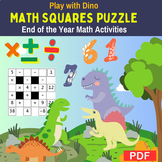 Multiplication & Division math square puzzle- End of Year 