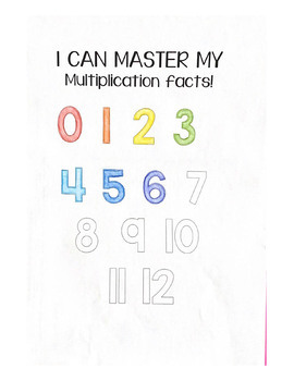 Preview of Multiplication/Division or Addition/Subtraction Student Data Fact Tracker