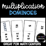 Multiplication Fact Practice Dominoes