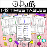 Multiplication Drills 1 Minute | 1-12 Times Tables (Math M
