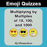 Multiplication Emoji Quiz (Multiplying by 10, 100, 1000)