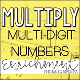 Multiplication Enrichment Activities - Multiply Whole Numb