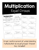 Multiplication- Equal Groups