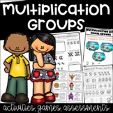 Multiplication Equal Groups Activities, Games, Worksheets,