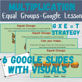 Multiplication Equal Groups Lesson-Google Slides with GET 