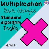 Multiplication Error Analysis - Standard Algorithm