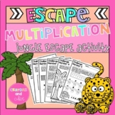 Multiplication Escape Activity Digital Version Included