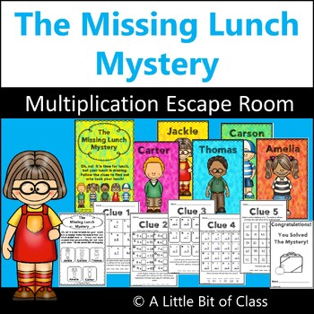 Preview of Multiplication Escape Room | Multiplication Mystery