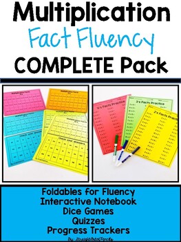 Preview of Multiplication FACTS Fluency Complete Pack - Facts Practice