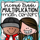 Multiplication FREE Math Centers SECOND GRADE