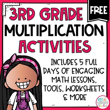 Preview of FREE Multiplication Activities for THIRD GRADE