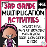 FREE Multiplication Activities for THIRD GRADE