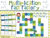 Multiplication Facts Board Game
