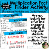 Multiplication Fact Finder: Animal Version