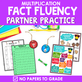Multiplication Fact Fluency Partner Activity - Karate Theme