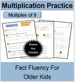 Multiplication Groups of 9 Fact Fluency Guided Practice
