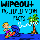 Multiplication Fact Fluency Bundle - WipeOut -Math Game