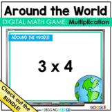 Multiplication Fact Fluency Game - Around the World