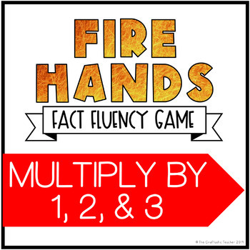 Preview of Multiplication Fact Fluency Game - Fire Hands - Set 1