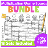 Multiplication Fact Fluency Games Easy Prep Bundle