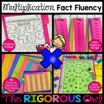Preview of Multiplication Fact Fluency  Math Facts 1-12 Practice