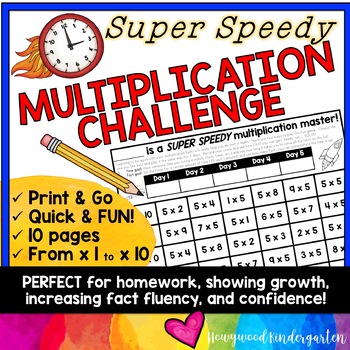 Preview of Multiplication Fact Fluency Math Game : for homework , math centers , FUN!