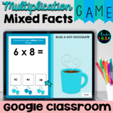Multiplication Fact Fluency Mixed Facts Digital Game Winter Theme