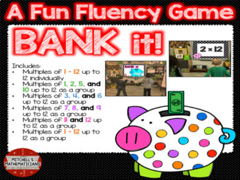 Preview of Multiplication Fact Fluency Multiples of 1-12 MEGA BUNDLE Interactive Game