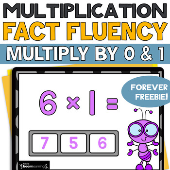 Preview of Multiplication Fact Fluency - Multiply by 0 and 1 Facts - FREEBIE