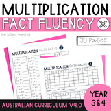 Multiplication fact fluency games and no-prep worksheets –