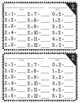 multiplication fact fluency practice by always summer tpt